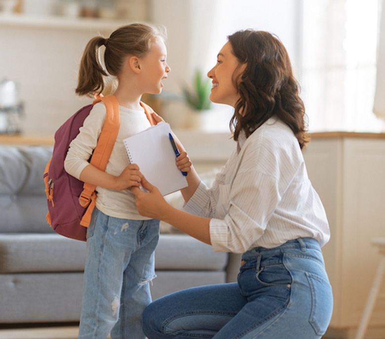 parent sends child to private school