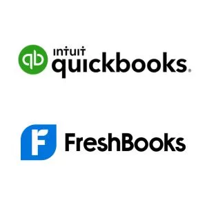quickbooks and freshbooks logo